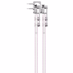 vidaXL Sliding Door Hardware Kit 183 cm Stainless Steel Silver - 183 cm/ 8 pcs - Additional view 8
