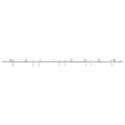 vidaXL Sliding Door Hardware Kit 200 cm Stainless Steel Silver - 8 pcs - Additional view 4