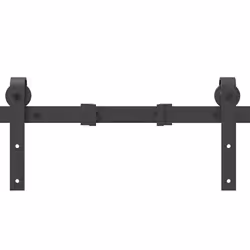 vidaXL Sliding Door Hardware Kit 152,5 cm Steel Black sliding door hardware - Additional view 10
