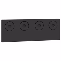 vidaXL Sliding Door Hardware Kit 427 cm Steel Black sliding door hardware - Additional view 6