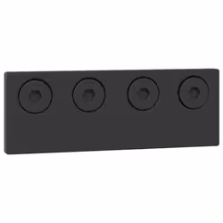 vidaXL Sliding Door Hardware Kit 200 cm Steel Black sliding door hardware - 183 cm - Additional view 7