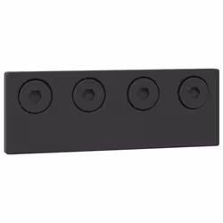 vidaXL Sliding Door Hardware Kit 213,5 cm Steel Black sliding door hardware - 152.5 cm - Additional view 7