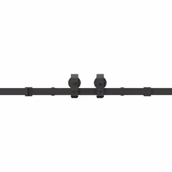 vidaXL Sliding Door Hardware Kit 200 cm Steel Black sliding door hardware - 183 cm - Additional view 10