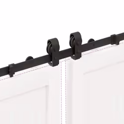 vidaXL Sliding Door Hardware Kit 200 cm Steel Black sliding door hardware - 183 cm - Additional view 9