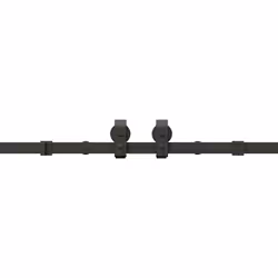 vidaXL Sliding Door Hardware Kit 200 cm Steel Black sliding door hardware - 200 cm - Additional view 10