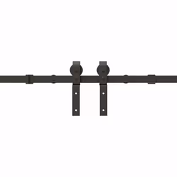 vidaXL Sliding Door Hardware Kit 200 cm Steel Black sliding door hardware - 183 cm - Additional view 10