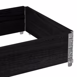 vidaXL Pallet Collars Garden Raised Bed Vegetable Planter Box Solid Wood Pine - black, 80 x 60 cm/ 1 pcs - Additional view 6