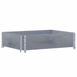 vidaXL Pallet Collars Garden Raised Bed Vegetable Planter Box Solid Wood Pine - grey, 80 x 60 cm/ 1 pcs - Additional view 4