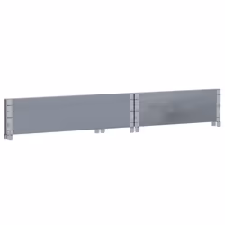 vidaXL Pallet Collars Garden Raised Bed Vegetable Planter Box Solid Wood Pine - grey, 80 x 60 cm/ 1 pcs - Additional view 5