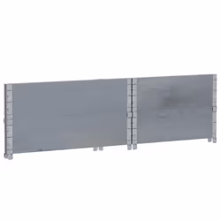 vidaXL Pallet Collars Garden Raised Bed Vegetable Planter Box Solid Wood Pine - grey, 80 x 60 cm/ 2 pcs - Additional view 5