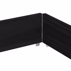 vidaXL Pallet Collars Garden Raised Bed Vegetable Planter Box Solid Wood Pine - black, 150 x 100 cm/ 1 pcs - Additional view 5