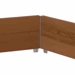 vidaXL Raised Bed Garden Planter Flower Plant Pot Hexagon Solid Wood Pine - dark brown, 160 x 160 cm - Additional view 4