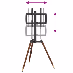 vidaXL TV Tripod Stand for 37-65 Inch Screen Max VESA TV Monitor Stand 40 kg - Additional view 6