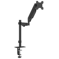 vidaXL Single Monitor Arm for Max 27 Inch Screen Gas Spring Monitor Stand 10 kg