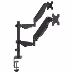 vidaXL Dual Monitor Arm for Max 27 Inch Screen Gas Spring Monitor Stand 20 kg - Additional view 5