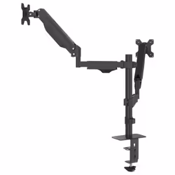 vidaXL Dual Monitor Arm for Max 27 Inch Screen Gas Spring Monitor Stand 20 kg - Additional view 6