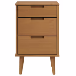 VidaXL 4013409 nightstand/bedside table Brown - Additional view 4