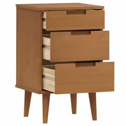 VidaXL 4013409 nightstand/bedside table Brown - Additional view 5