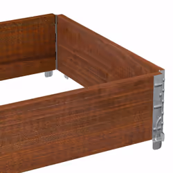 vidaXL Garden Planter Outdoor Flower Pot Planter Pot Brown Solid Wood Pine - Additional view 6