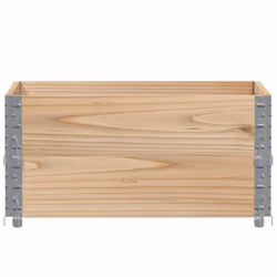 vidaXL Garden Planter Outdoor Flower Pot Patio Planter Pot Solid Wood Pine - Additional view 2