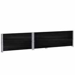 vidaXL Garden Planter Outdoor Flower Pot Planter Pot Black Solid Wood Pine - Additional view 5
