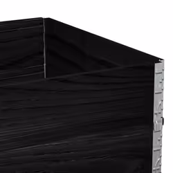 vidaXL Garden Planter Outdoor Flower Pot Planter Pot Black Solid Wood Pine - Additional view 6