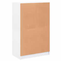 vidaXL Highboard with Doors Sideboard Storage Cupboard White Engineered Wood - Additional view 8