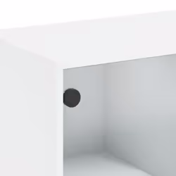 vidaXL Highboard with Doors Sideboard Storage Cupboard White Engineered Wood - Additional view 9