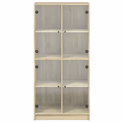 vidaXL Highboard with Doors Sideboard Side Cabinet Sonoma Oak Engineered Wood - Additional view 6