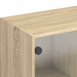 vidaXL Highboard with Doors Sideboard Side Cabinet Sonoma Oak Engineered Wood - Additional view 9
