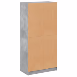 vidaXL Highboard with Doors Sideboard Cabinet Concrete Grey Engineered Wood - Additional view 8