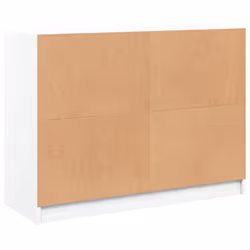vidaXL Sideboard Cupboard Side Cabinet Storage Highboard White Engineered Wood - Additional view 7