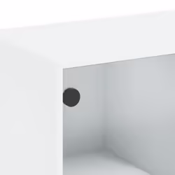 vidaXL Sideboard Cupboard Side Cabinet Storage Highboard White Engineered Wood - Additional view 8