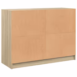 vidaXL Sideboard Cupboard Cabinet Storage Highboard Sonoma Oak Engineered Wood - Additional view 7