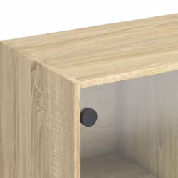 vidaXL Sideboard Cupboard Cabinet Storage Highboard Sonoma Oak Engineered Wood - Additional view 8