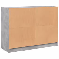 vidaXL Sideboard Cupboard Side Cabinet Highboard Concrete Grey Engineered Wood - Additional view 7