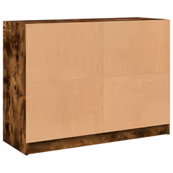 vidaXL Sideboard Cupboard Cabinet Storage Highboard Smoked Oak Engineered Wood - Additional view 7