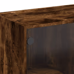 vidaXL Sideboard Cupboard Cabinet Storage Highboard Smoked Oak Engineered Wood - Additional view 8