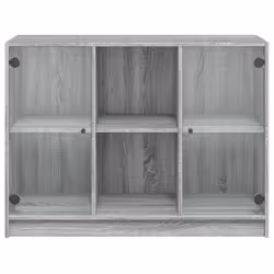 vidaXL Sideboard Cupboard Side Cabinet Highboard Grey Sonoma Engineered Wood - Additional view 5