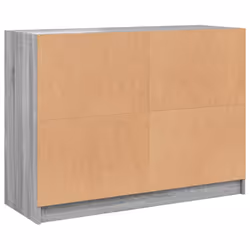 vidaXL Sideboard Cupboard Side Cabinet Highboard Grey Sonoma Engineered Wood - Additional view 7