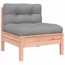 vidaXL Garden Sofa Set 7 Piece with Cushions Couch Solid Wood Douglas Fir - Additional view 4