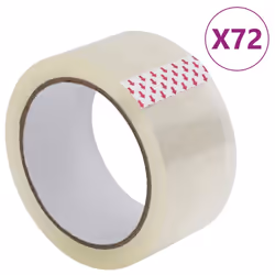 vidaXL Packaging Tape Packing Boxes Parcel Tape Sealing Shipping Packing Tape - transparent, 36 üm/ 72 pcs