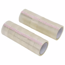 vidaXL Packaging Tape Packing Boxes Parcel Tape Sealing Shipping Packing Tape - transparent, 45 üm/ 12 pcs