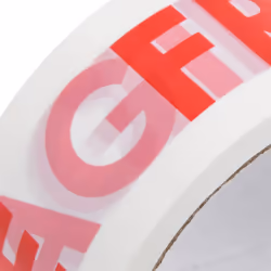 vidaXL Packaging Tape Packing Boxes Parcel Tape Packing Tape Printed White - 12 pcs - Additional view 5