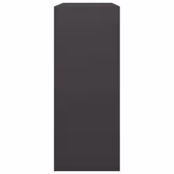 vidaXL Firewood Rack Fireplace Log Store Firewood Log Rack Log Holder Steel - black, 100 x 40 x 100 cm - Additional view 4