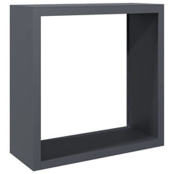vidaXL Firewood Rack Fireplace Log Store Firewood Log Rack Log Holder Steel - anthracite, 100 x 40 x 100 cm