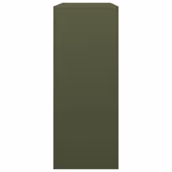 vidaXL Firewood Rack Fireplace Log Store Firewood Log Rack Log Holder Steel - green, 100 x 40 x 100 cm - Additional view 4