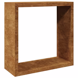 vidaXL Firewood Rack Fireplace Log Store Firewood Log Rack Log Holder Steel - brown, 100 x 40 x 100 cm - Additional view 4