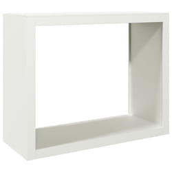 vidaXL Firewood Rack Fireplace Log Store Firewood Log Rack Log Holder Steel - white, 100 x 40 x 80 cm
