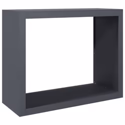 vidaXL Firewood Rack Fireplace Log Store Firewood Log Rack Log Holder Steel - anthracite, 100 x 40 x 80 cm